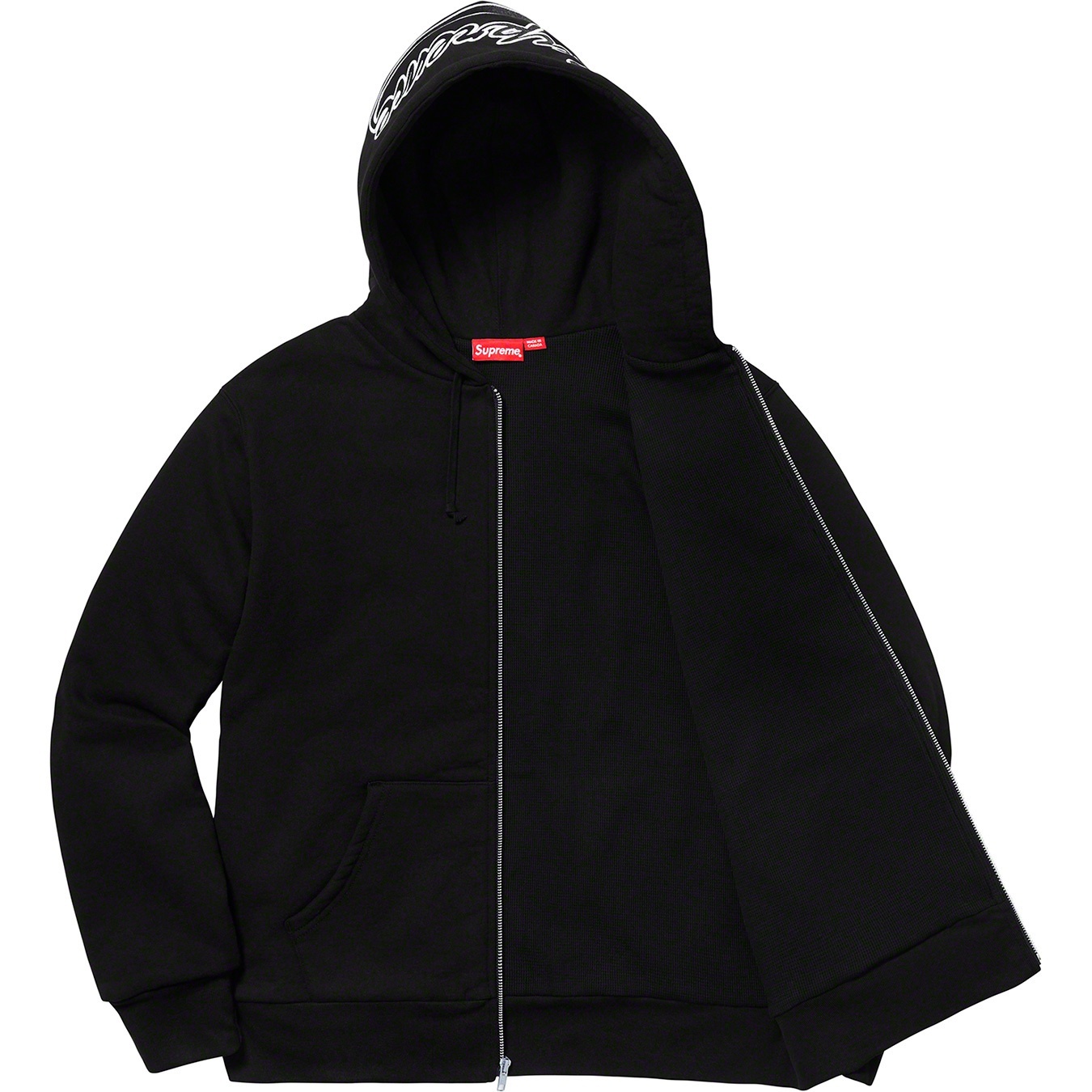 Thermal Zip Up Sweatshirt view 5